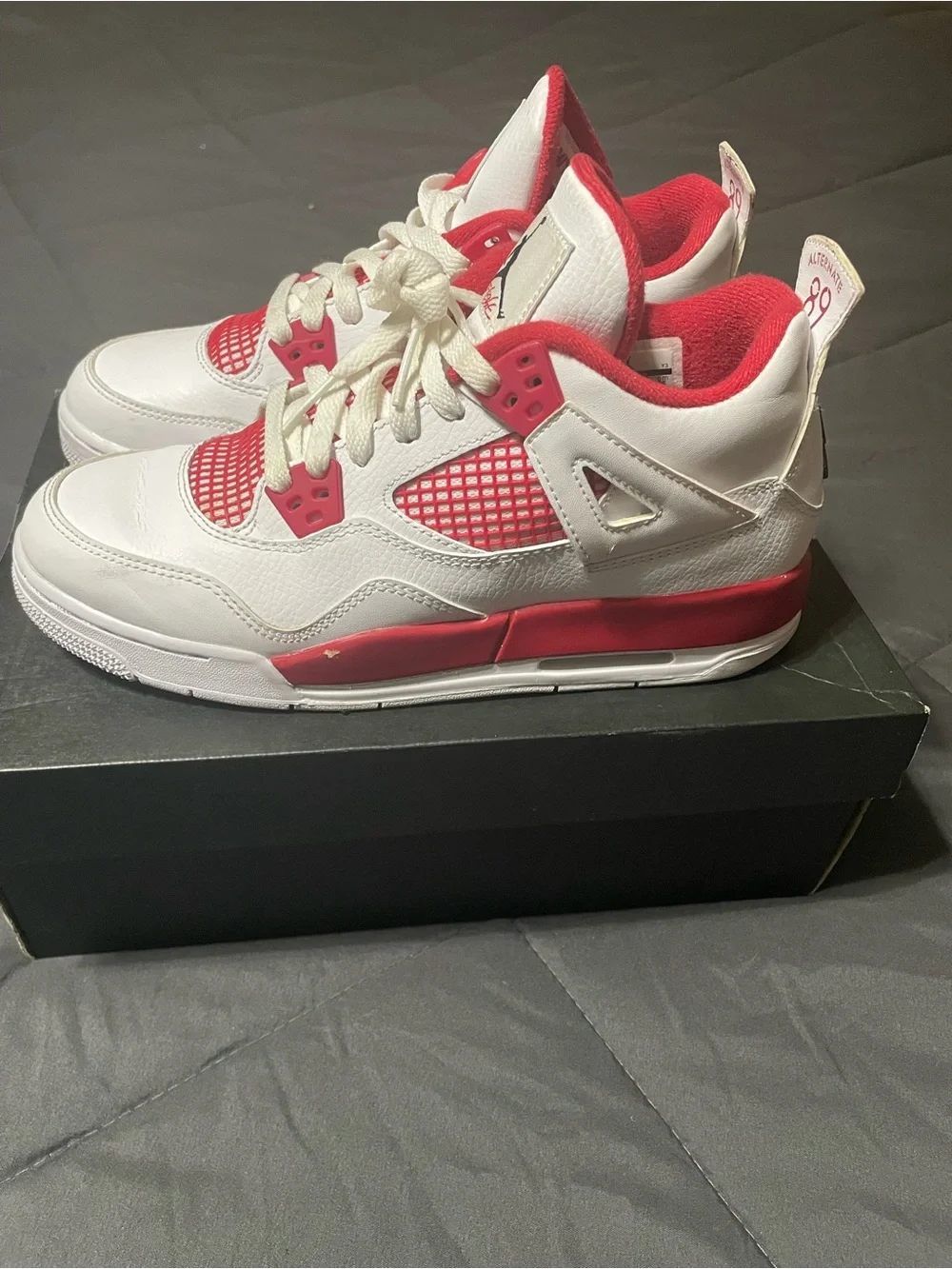 Kids Jordan 4 Alternate 89 Basketball Sneakers